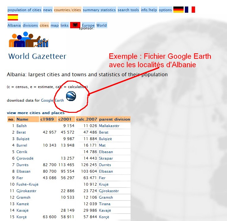 Gazetteer - PlacesNames -Localisation géographique - MapPlanet Captur26