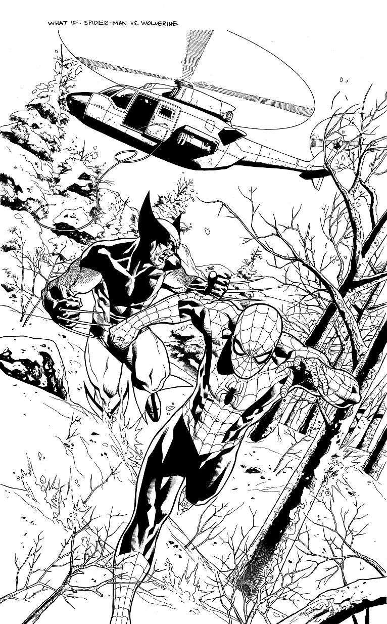 What If Spiderman vs Wolvie [One Shot] Spider10