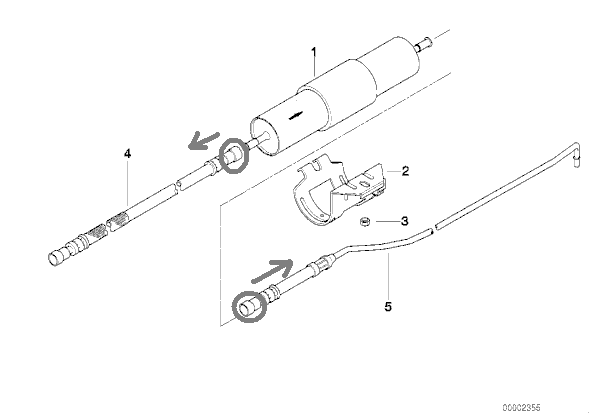 [ BMW E36 M3 3.2 an 1997 ] Changement du filtre a essence impossible 110