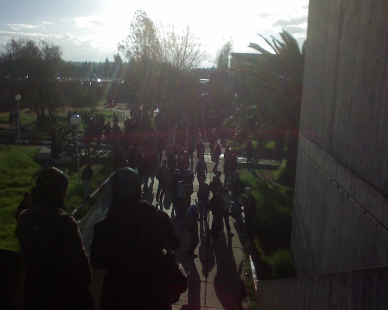 la greve des etudiants a bab azaouare Dsc00021