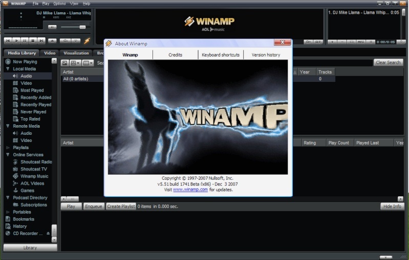 Win Amp 5.5 - Full+Lite+Pro+Keygen Winamp10
