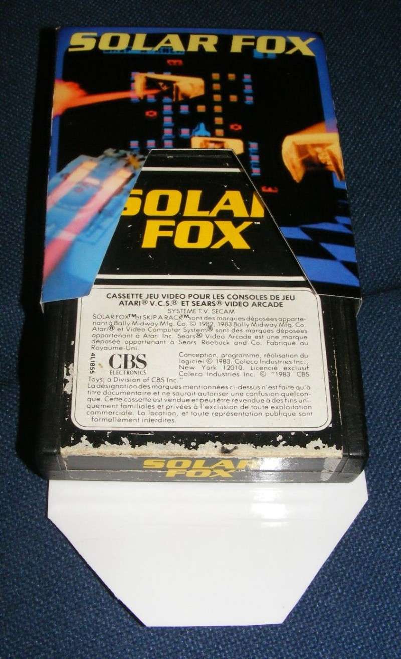 Solar fox Boitier protection Atari 2600 111