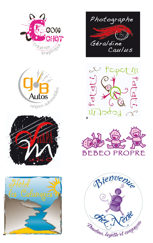mes créations de logos Logos10