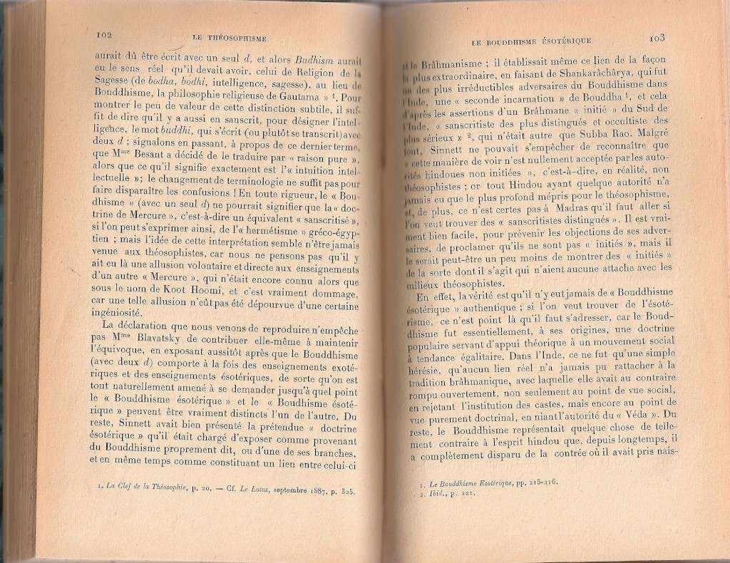 Le "théosophisme" vu par Guénon Numari58