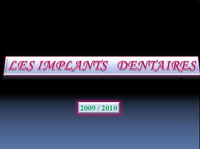 Les implants dentaires Sans_t25