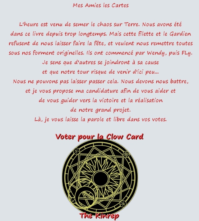 Episode 1 La libération des cartes de Clow Candid10