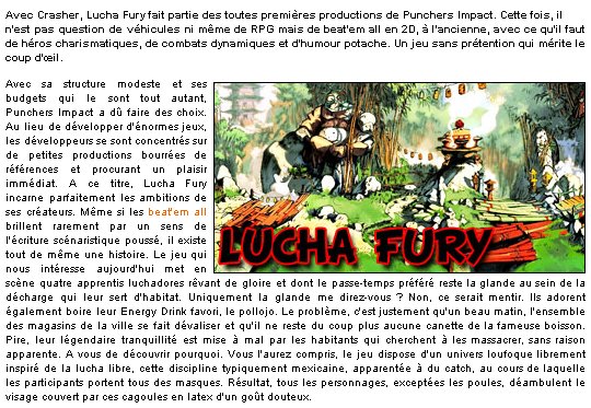 [PS3]  LUCHA FURY Dossie14