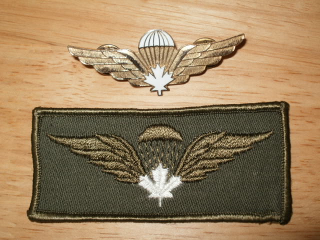 Canadian Para wings and patches help required. P6110028