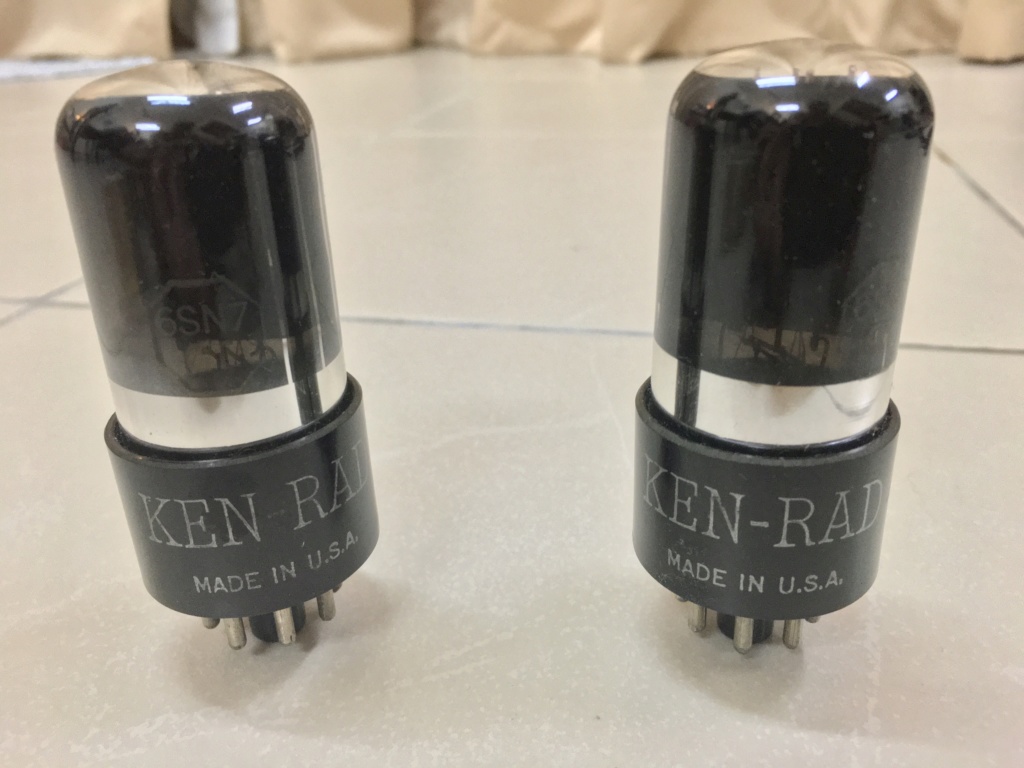 Ken-Rad 6SN7GT tubes match pair (used) 9d33c410