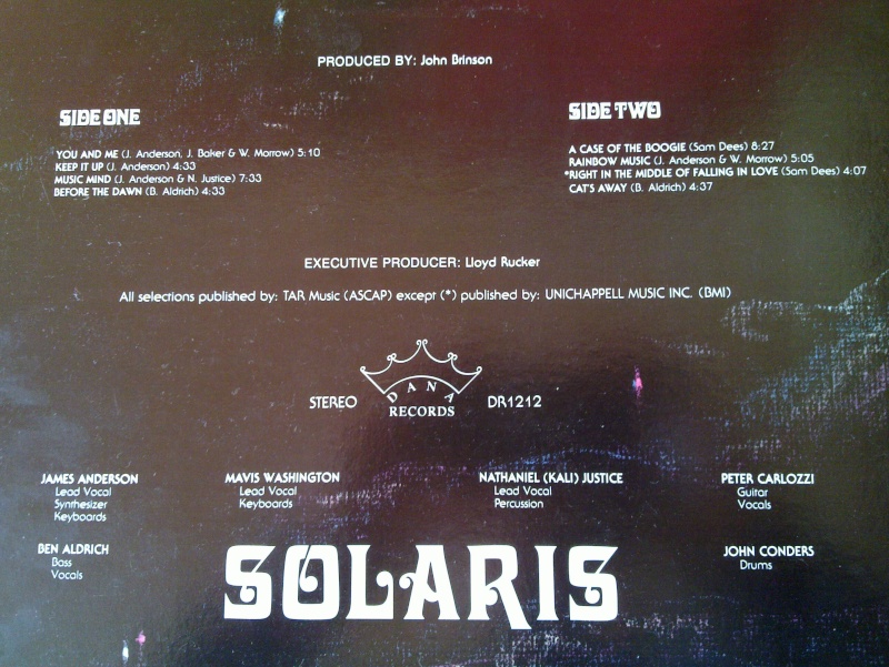 LP - SOLARIS - same 1980 DANA records 20090213