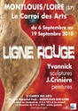 Ligne Rouge (exposition) au Carroi des Arts de Montlouis . Ligner16