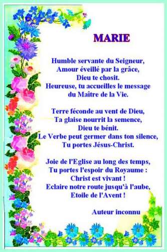 " 31 Mai = 31ème Prière " Mois de Marie offrons à notre Maman du ciel une petite couronne " 68886011