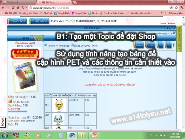 Làm shop thủ công đơn giản(HD bằng hình ảnh) Slide110