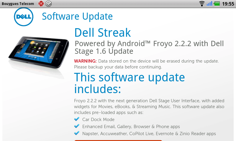 Message de mise à jour Froyo 2.2.2 Screen10