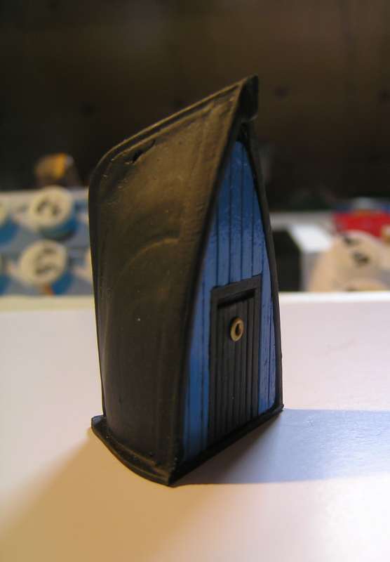 Les cabanes de Pot Rhu toits en coque de moule Rhu1010