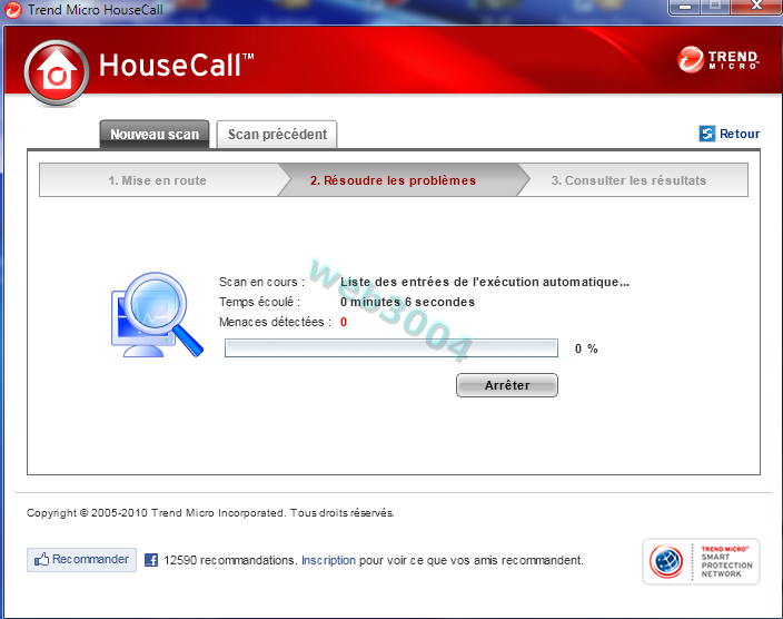 HouseCall – Scan en ligne gratuit de virus et de programmes espions 09-05-17