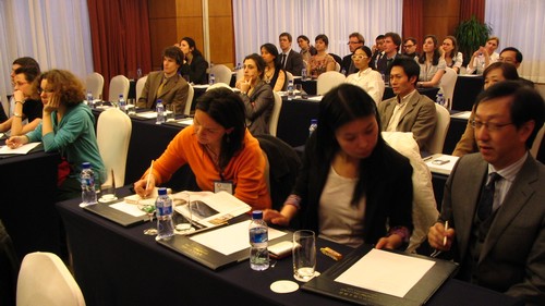 Chine, beijing - 31 mars 2011, Séminaire : Le développement durable et ses opportunités pour les entreprises en Chine Semina10