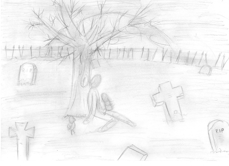 Comment dessiner un ..... cimetière ? - Page 2 Cimeti10