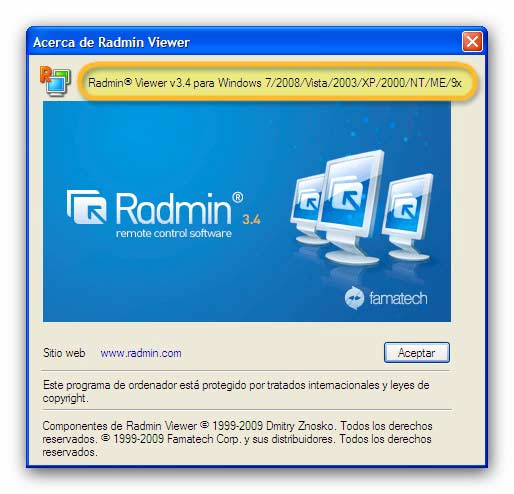 Radmin 3.4 Radmin10