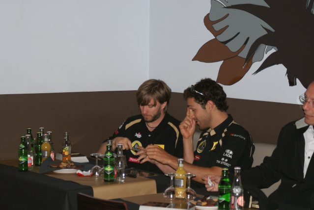 18.6.2011- Nick Heidfeld und Bruno Senna in Luxemburg Dsc07015