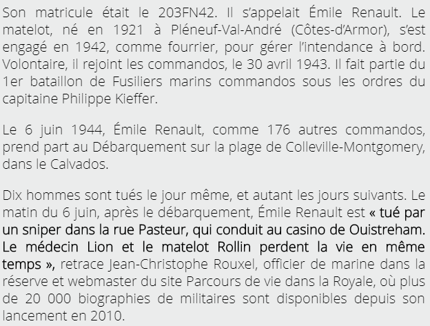 [ Divers commando] 1er Bataillon de Fusiliers Marins Commandos (Lieutenant de Vaisseau Philippe Kieffer) - Page 11 K410