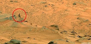 Cryptozoologie bigfoot Mars extraterrestre martien apparitions Andrew D. Basiago sasquatch photographie 2004 robot Mars Exploration Rover Spirit forum