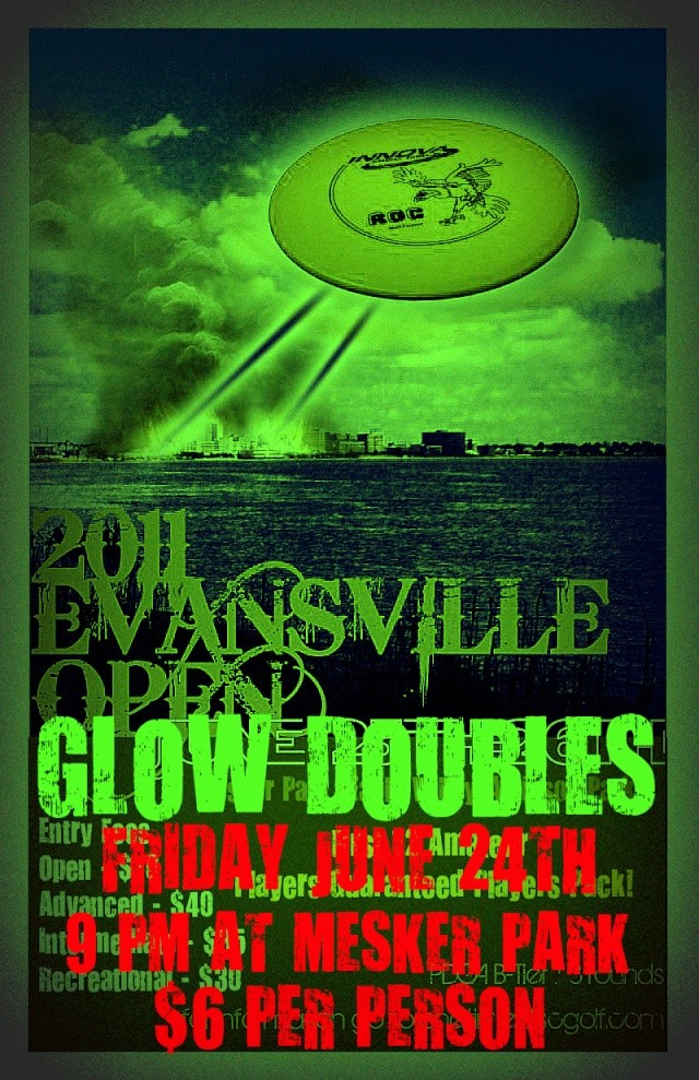 Glow Round Doubles for the Evansville Open! Glow11