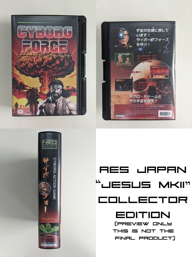 Cyborg Force, nouveau jeu Neo Geo Aes-jp11