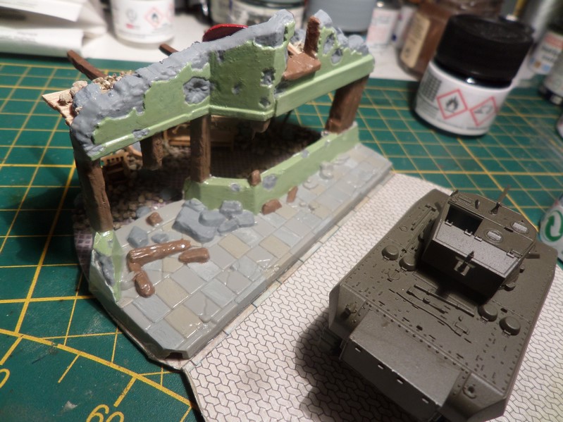 [Smodel] M3A3 Stuart sur socle matchbox-------------- fini---------------------- Dio_st74