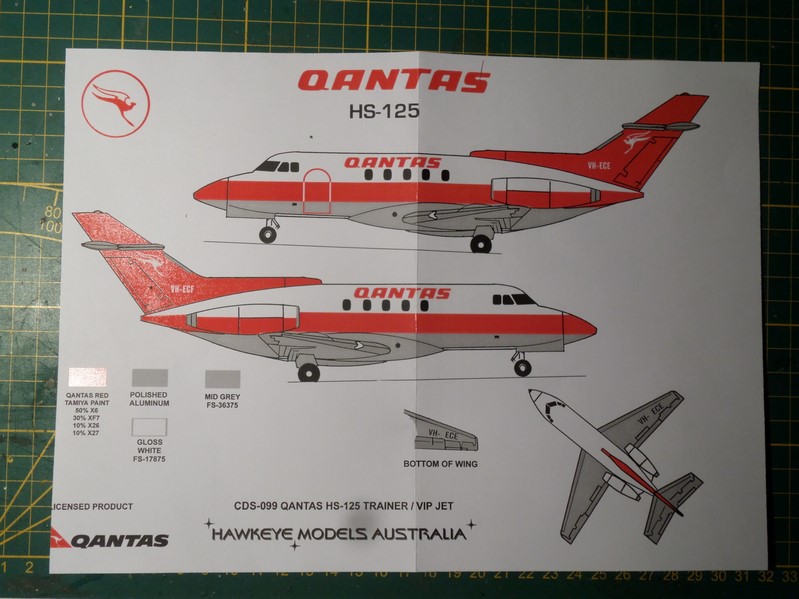 Hawker Siddeley 125/600 [Matchbox 1/72] à la sauce australienne Rdkhs130