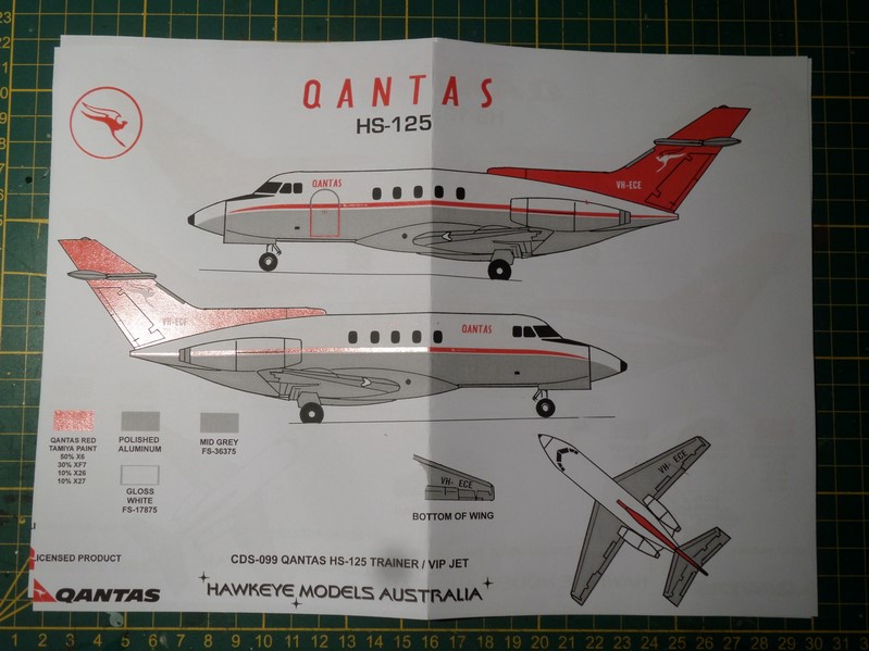 [Hawkeye models australia] HS 125 Qantas Sam_9215