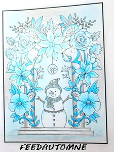 Dream Color 12 months of postcards coloring book de Miki Takei Feedau21