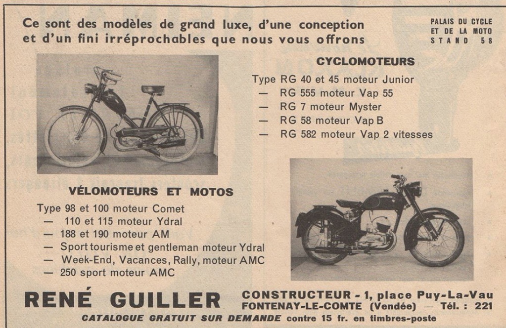 GUILLER SA RG45L de 1954 Types_11