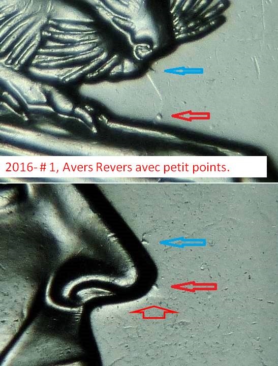 Détails sur les pièces entrechoqués de 2016-2018 2016-110