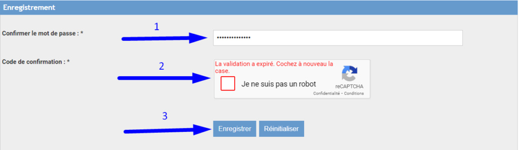 Comment s'inscrire sur le forum Enregi12