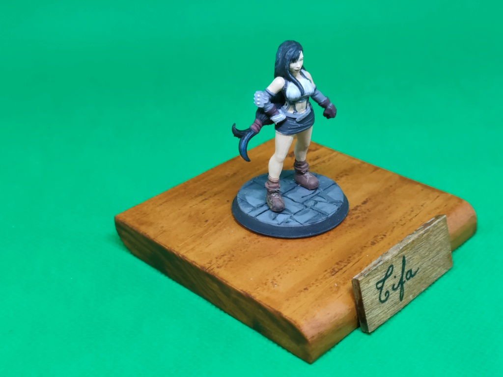 Tifa figurine  - 35mm Résine 3D Forgelord.3d Img20465
