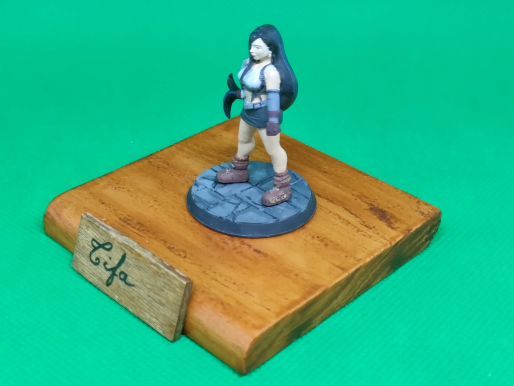 Tifa figurine  - 35mm Résine 3D Forgelord.3d Img20466