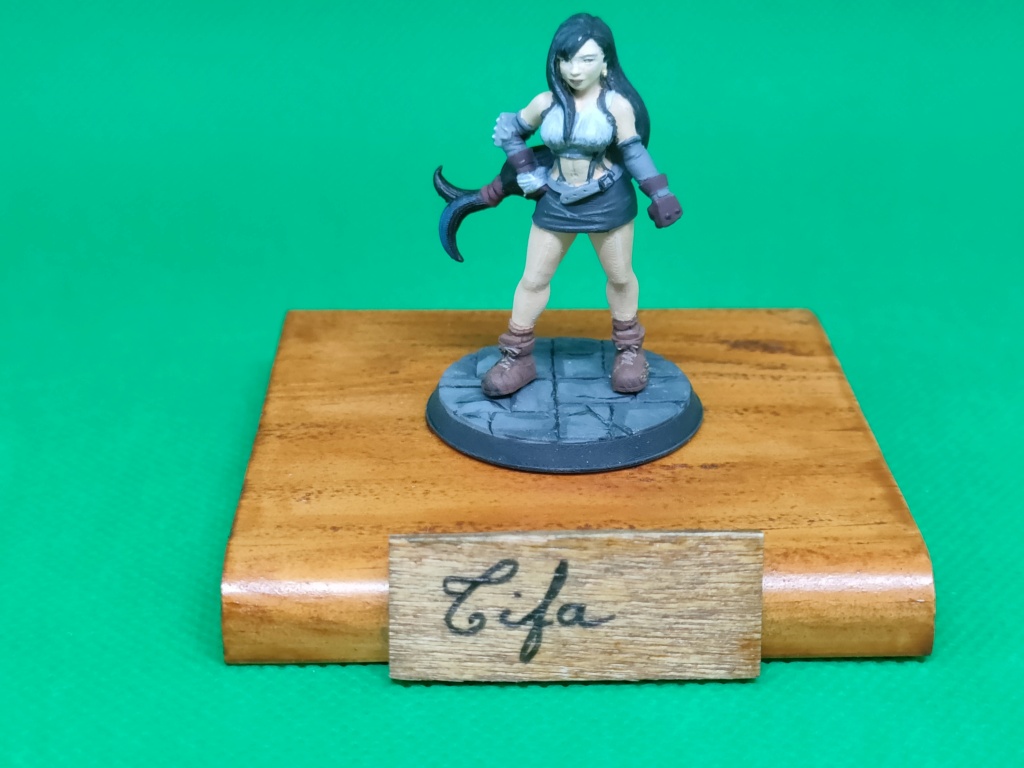 Tifa figurine  - 35mm Résine 3D Forgelord.3d Img20467