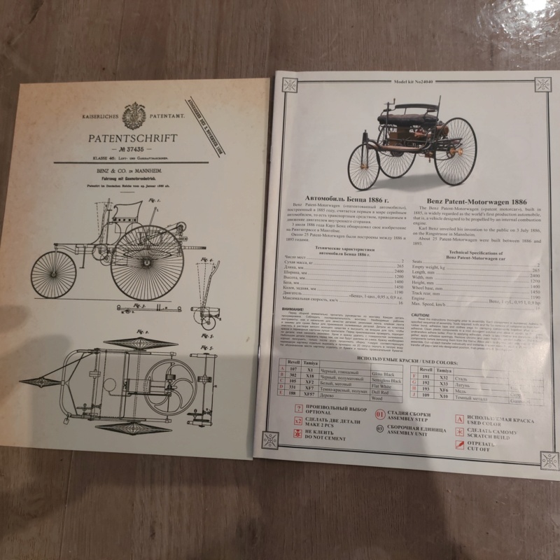 MotorWagen Benz Patent 1886 ICM 1:24 Img_3540