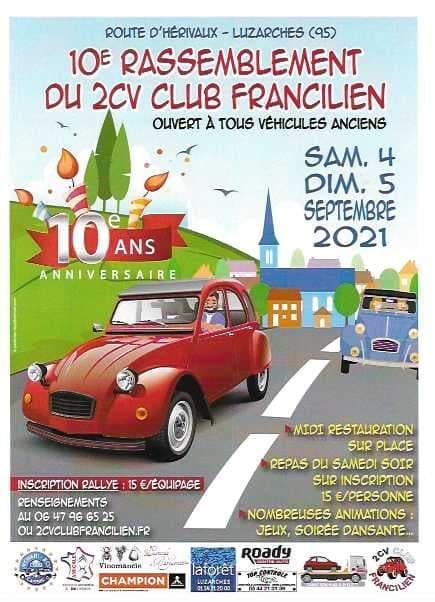 meeting 2cv club francilien - Luzarches (95) 4/5 septembre 2021 Meetin11