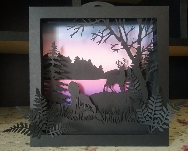 deer shadow box  Deer_310