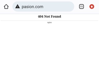 Pasion.com la página ya no esta disponible Screen11