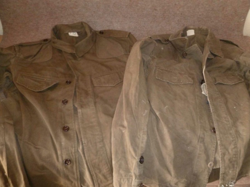 Lot vêtements militaire varié 2GM à post -PE-MAI 2 - VENDU P1150740