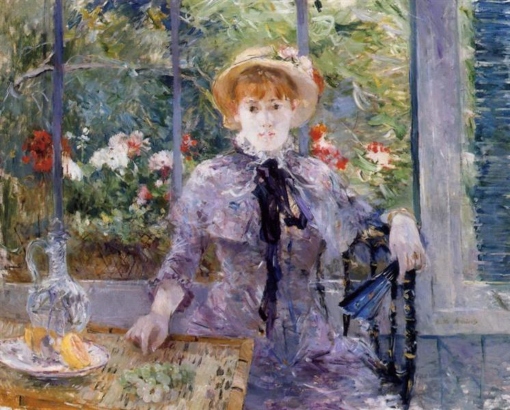"After lucheon"  Berthe Morisot After-10