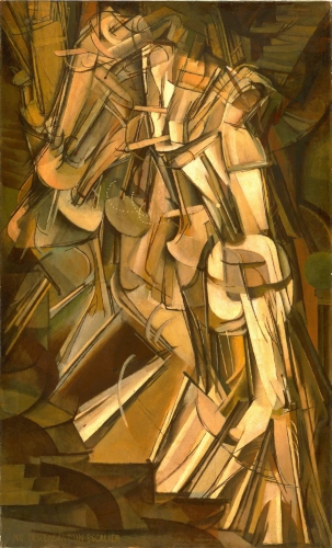 "Desnudo bajando una escalera", Marcel Duchamp Desnud11