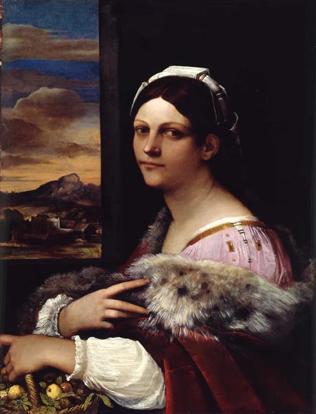 Una joven mujer romana. Sebastiano del Piombo Dorote10