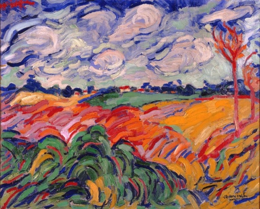 The Wheatfield. Maurice de Vlaminck  Mauric10