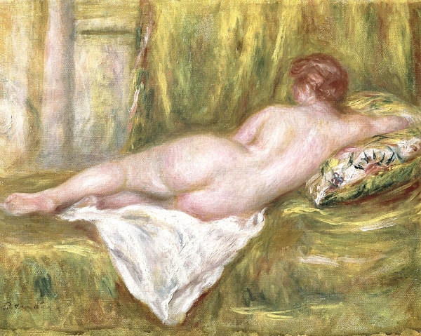 DESNUDO FEMENINO VISTO DE ESPALDAS. PIERRE-AUGUSTE RENOIR Pierre12