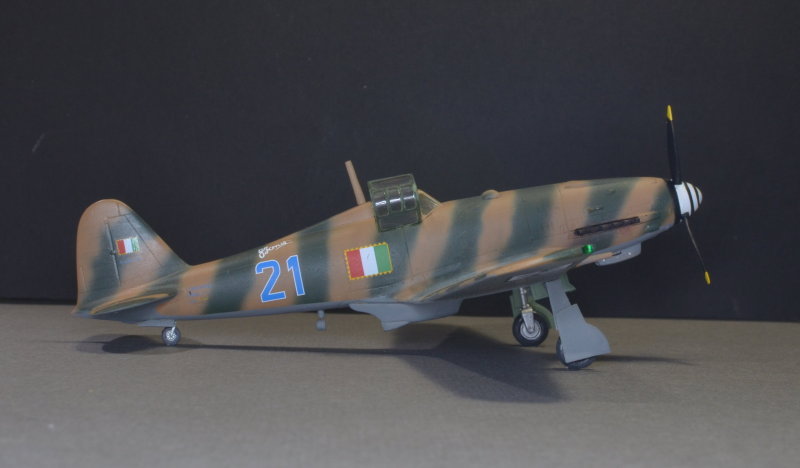 De la Reggia Aeronautica à l'ANR, les chasseurs de la série 5 : Macchi C205 Veltro (Italeri) et Fiat G55 Centuro (Sword) Fiat_g11