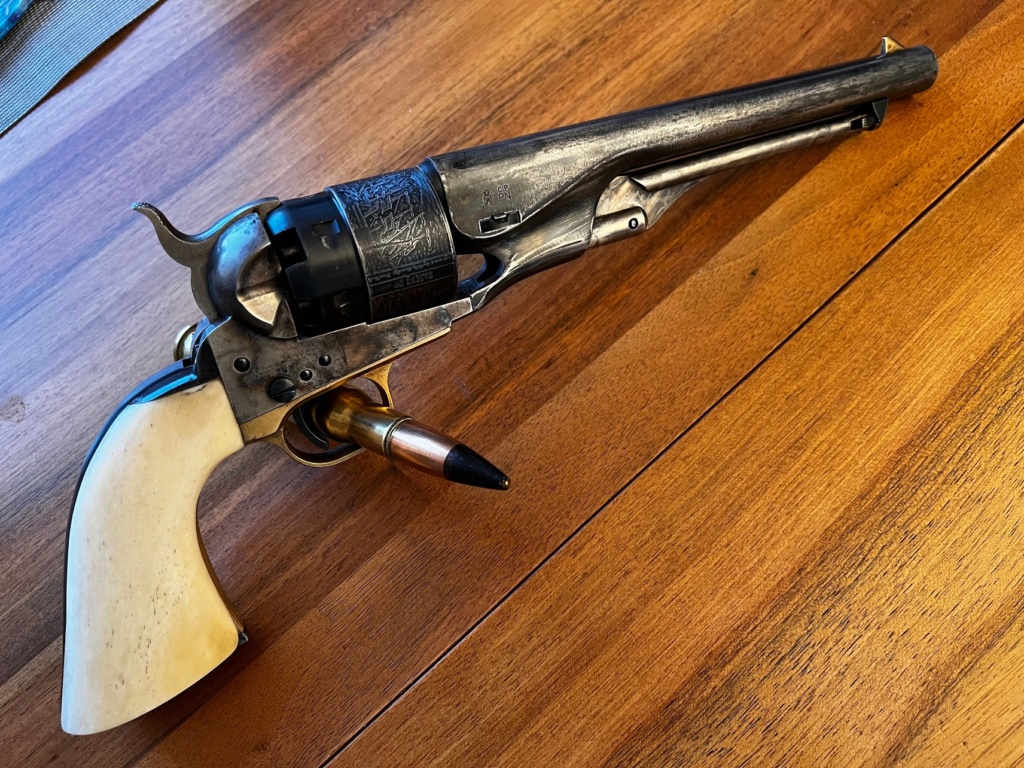 petit travail sur base David  Pedersoli  colt 1860 Army .44 Colt_d10